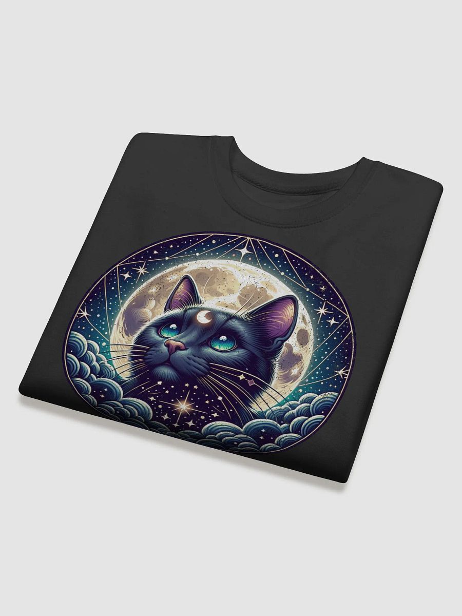 Mystical Stargazing Cat with Celestial Moon and Stars product image (4)