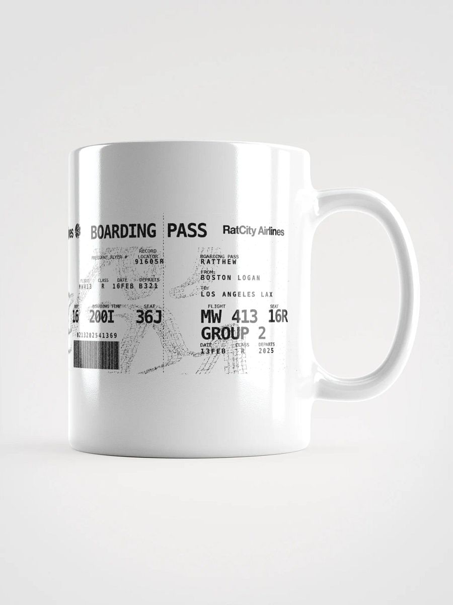 Boarding Pass Mug product image (3)