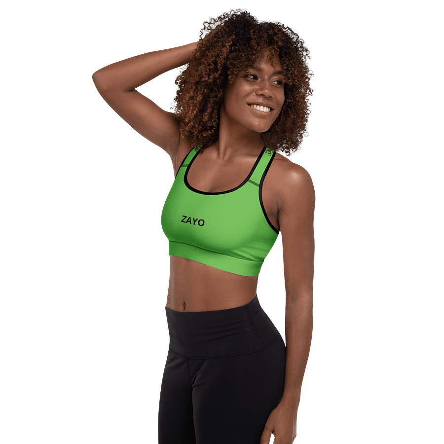 ZAYO Bold Green Sports Bra product image (5)
