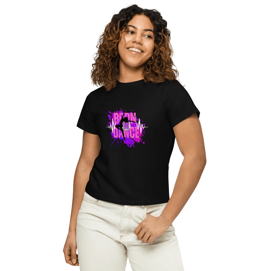 Born to Dance Her Silhouette Waisted Tee product image (5)