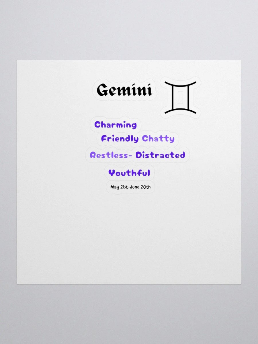 Gemini Stickers product image (1)