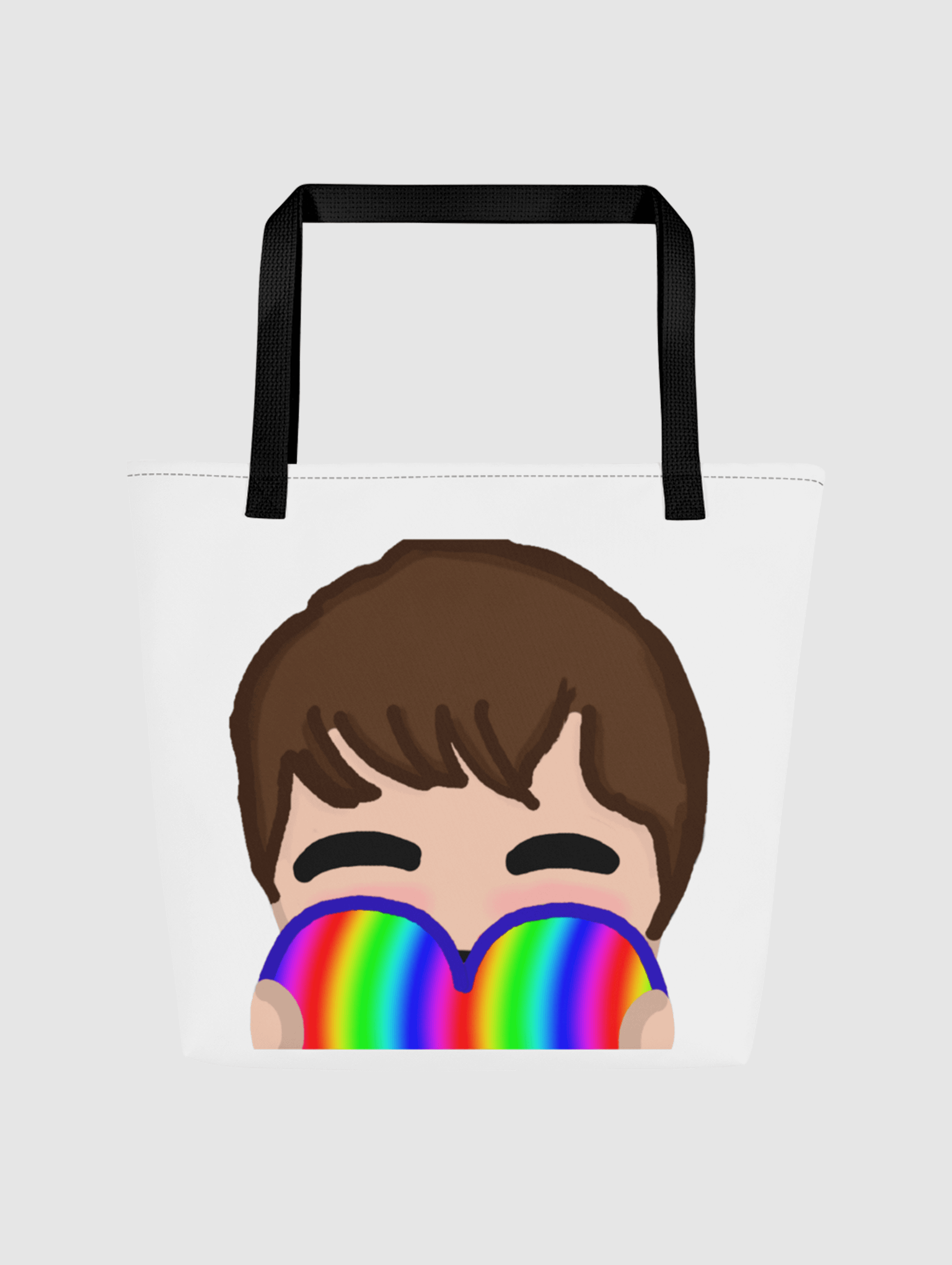 Large Love Emote Tote Bag product image (1)