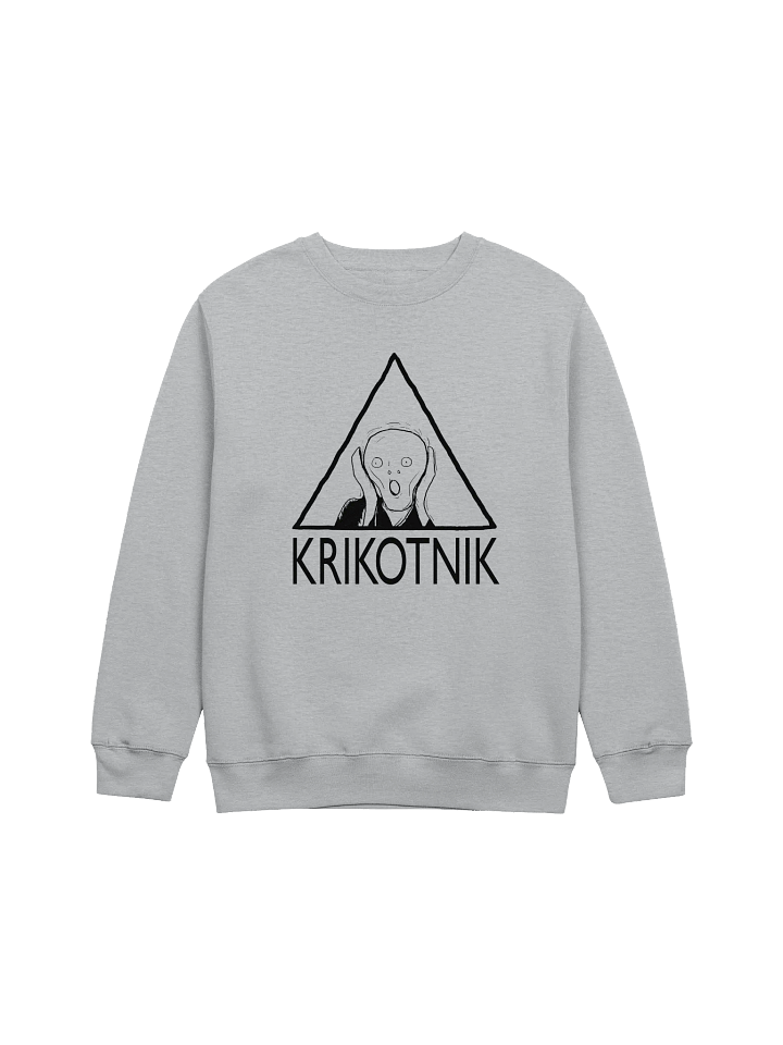 Krikotnik Premium Crewneck (črn tisk) product image (1)