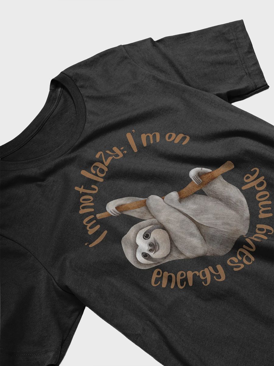 Energy-Saving Sloth Graphic Tee product image (3)