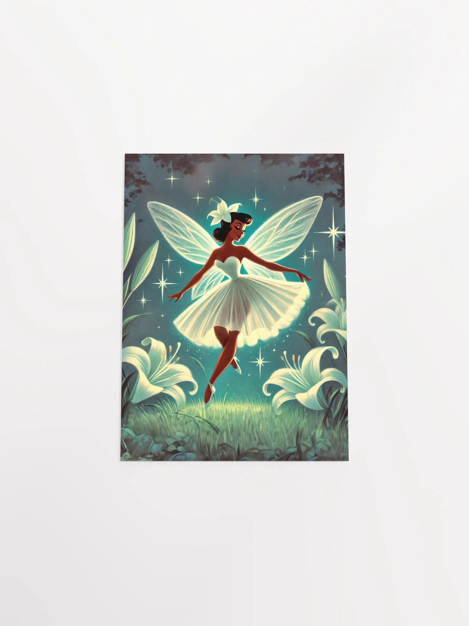 Enchanted Lily Fairy Dance Premium Matte Poster product image (25)