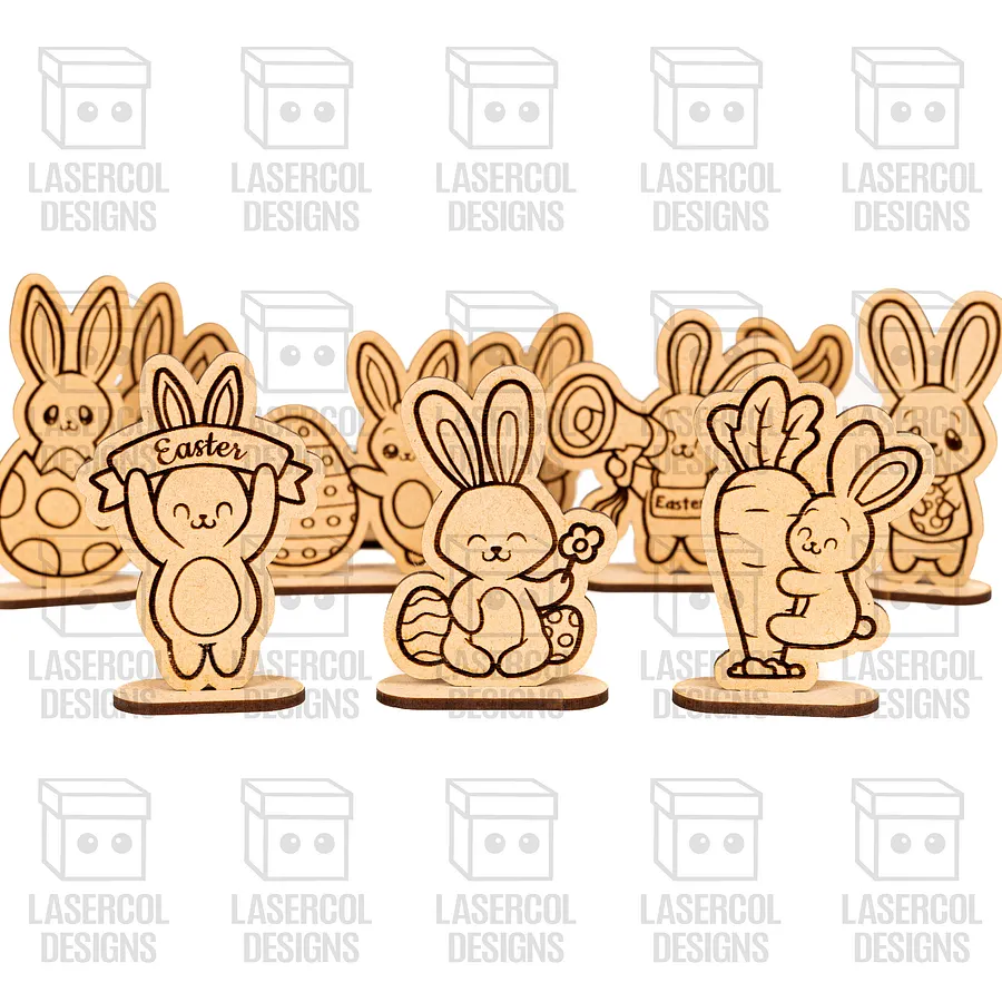 Easter Cutouts With Base Set 3 - Laser Cut Files product image (2)