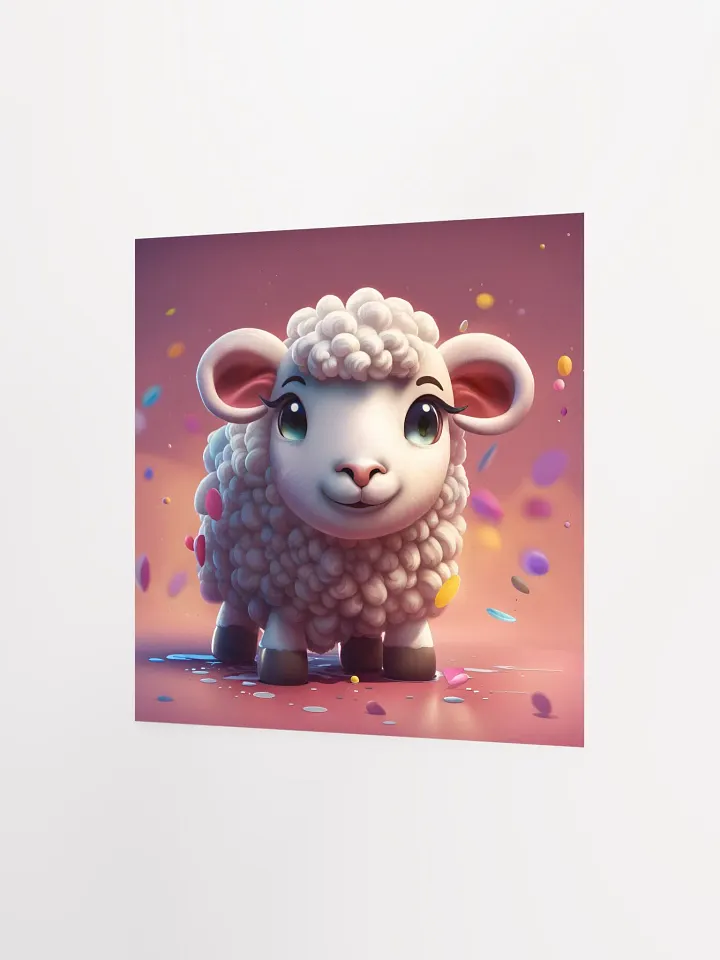 Cute Sheep Poster product image (4)