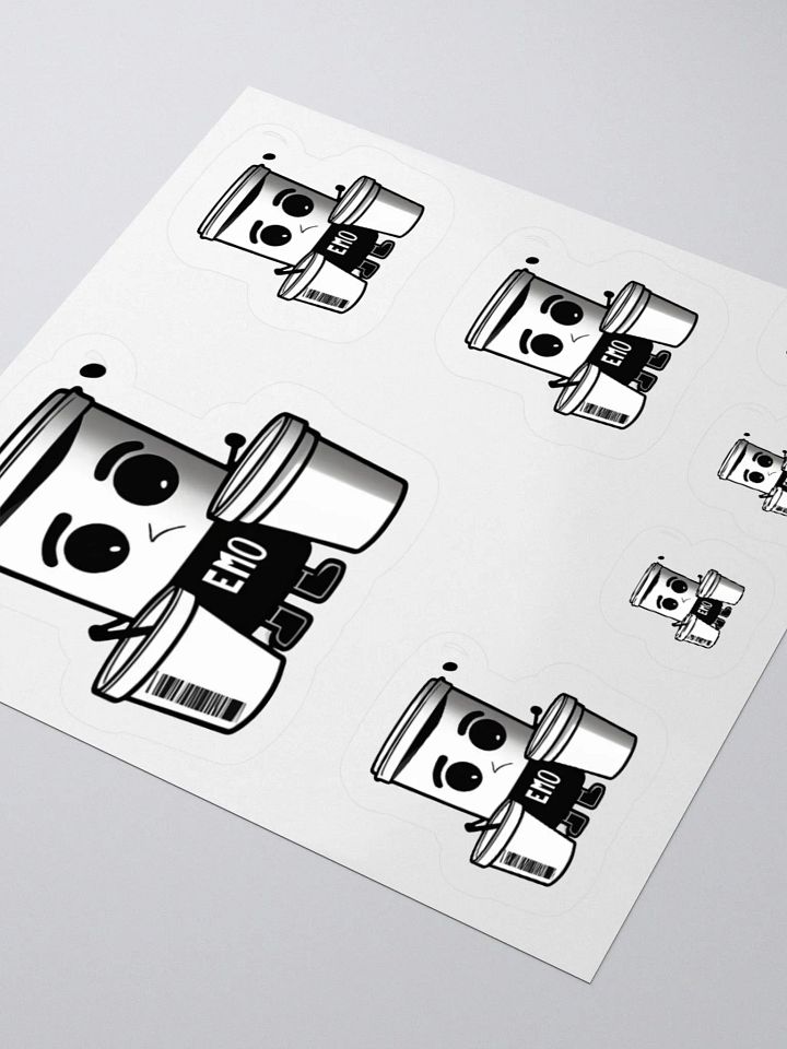 Emo Cup Trio Kiss Cut Stickers product image (2)