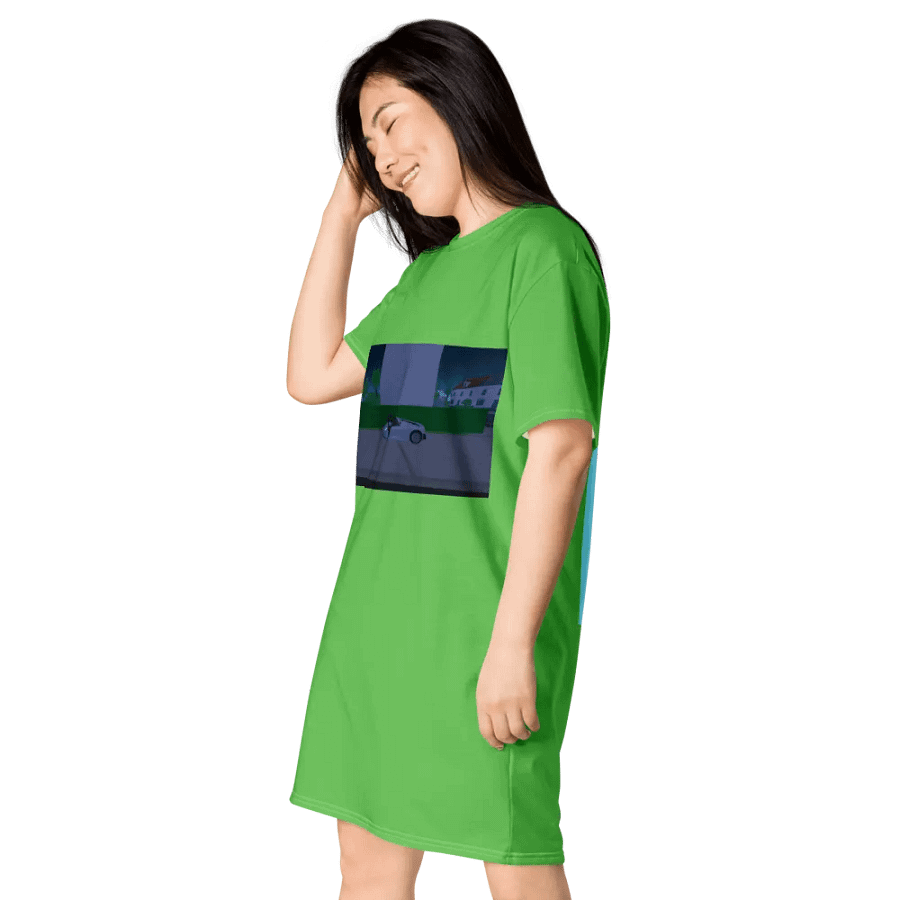 Váy thun in toàn thân/Full body printed T-shirt dress product image (4)