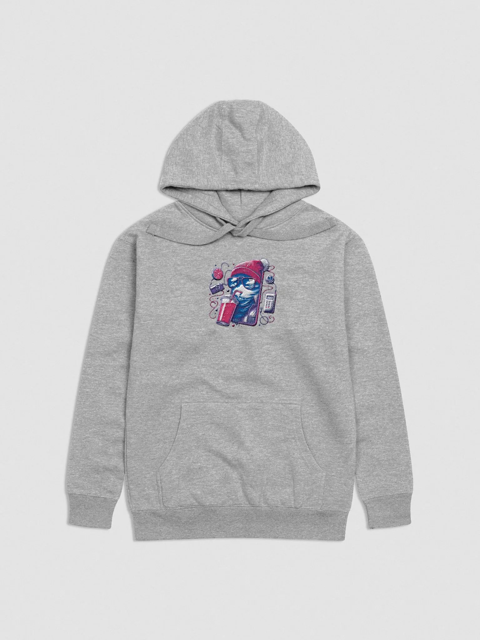 Whimsical Smartphone Adventure Unisex Hoodie product image (3)