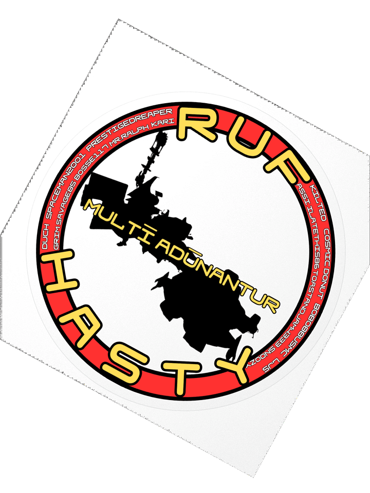 RUF Hasty Misson Sticker product image (2)