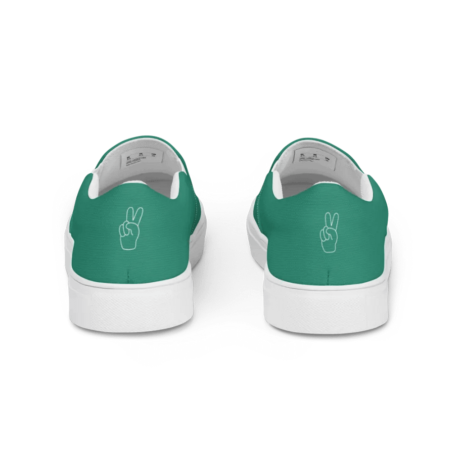 Teal Detail Grandma DG Women's Canvas Slip-Ons product image (4)