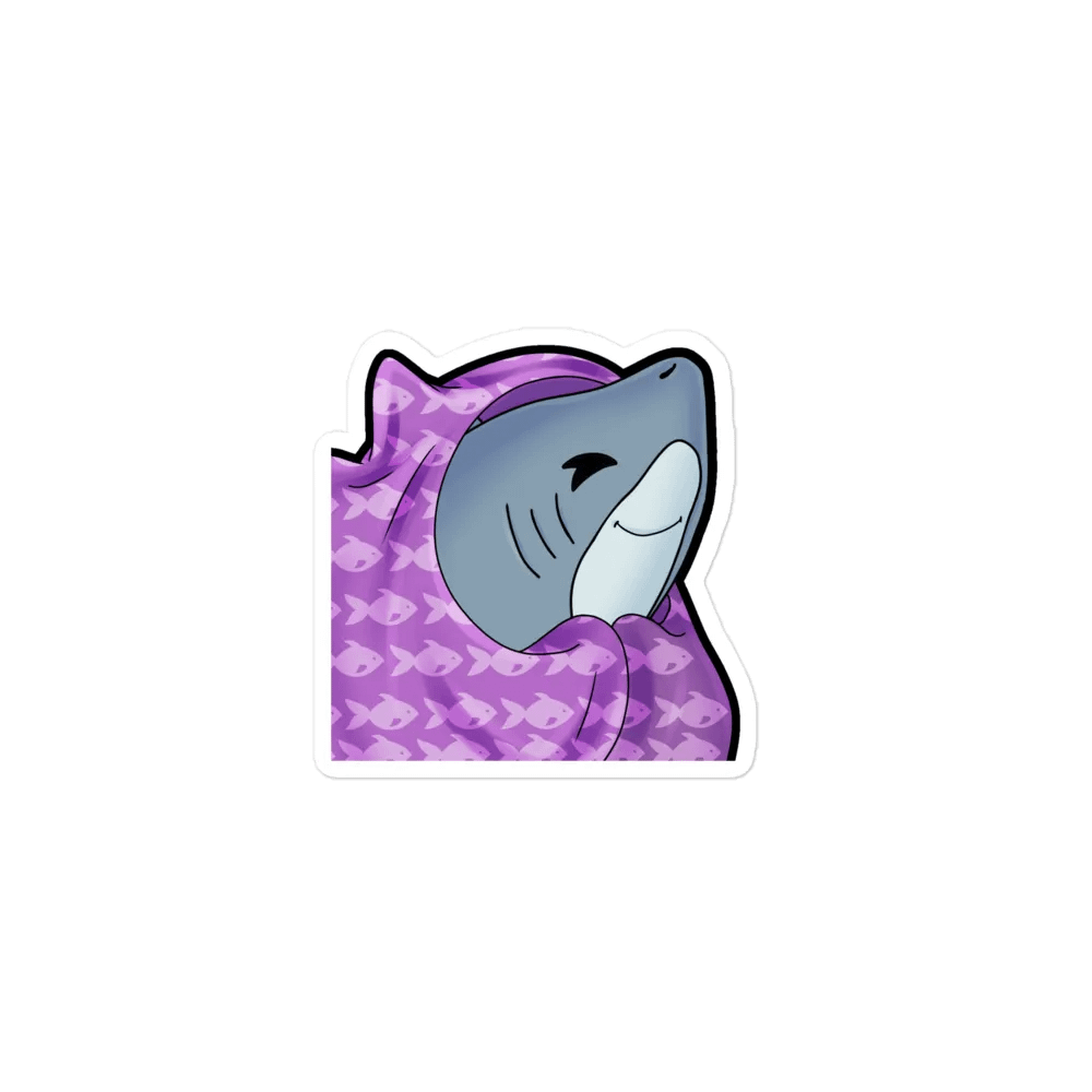 Cozy Shark Die-Cut Magnets product image (1)