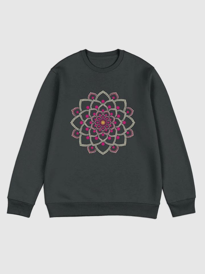 Simple Pink Mandala Unisex Eco Sweatshirt product image (1)