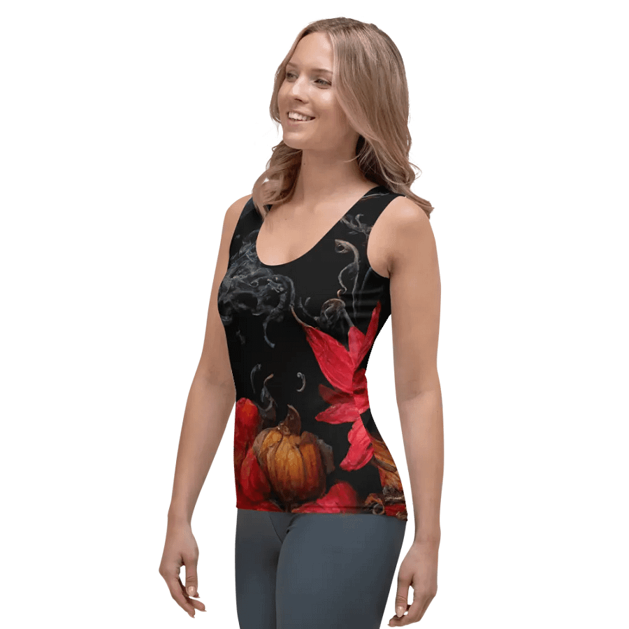 Mystical Red Blossom Women's Tank Top product image (3)