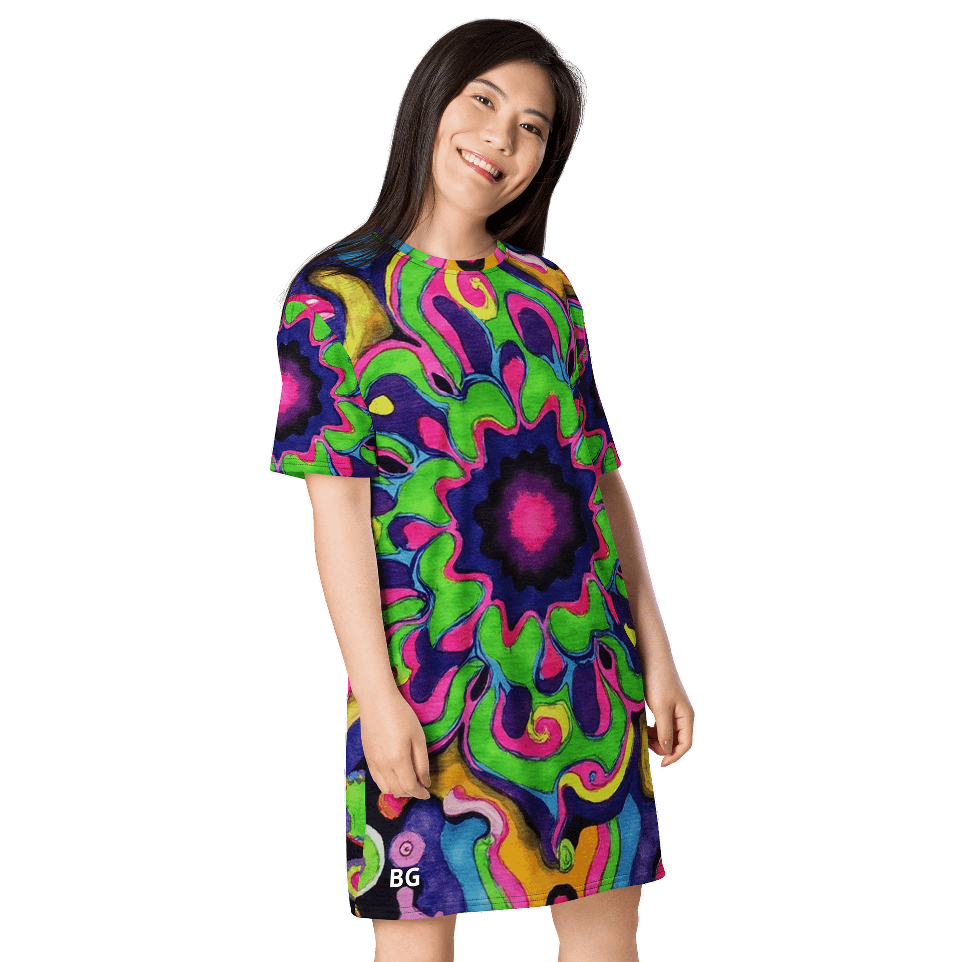 Barry Grady Psychedelic All-Over Dress product image (4)