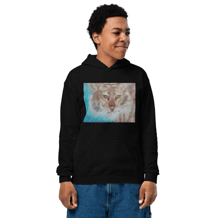 Watercolor Tiger Youth Hoodie product image (1)