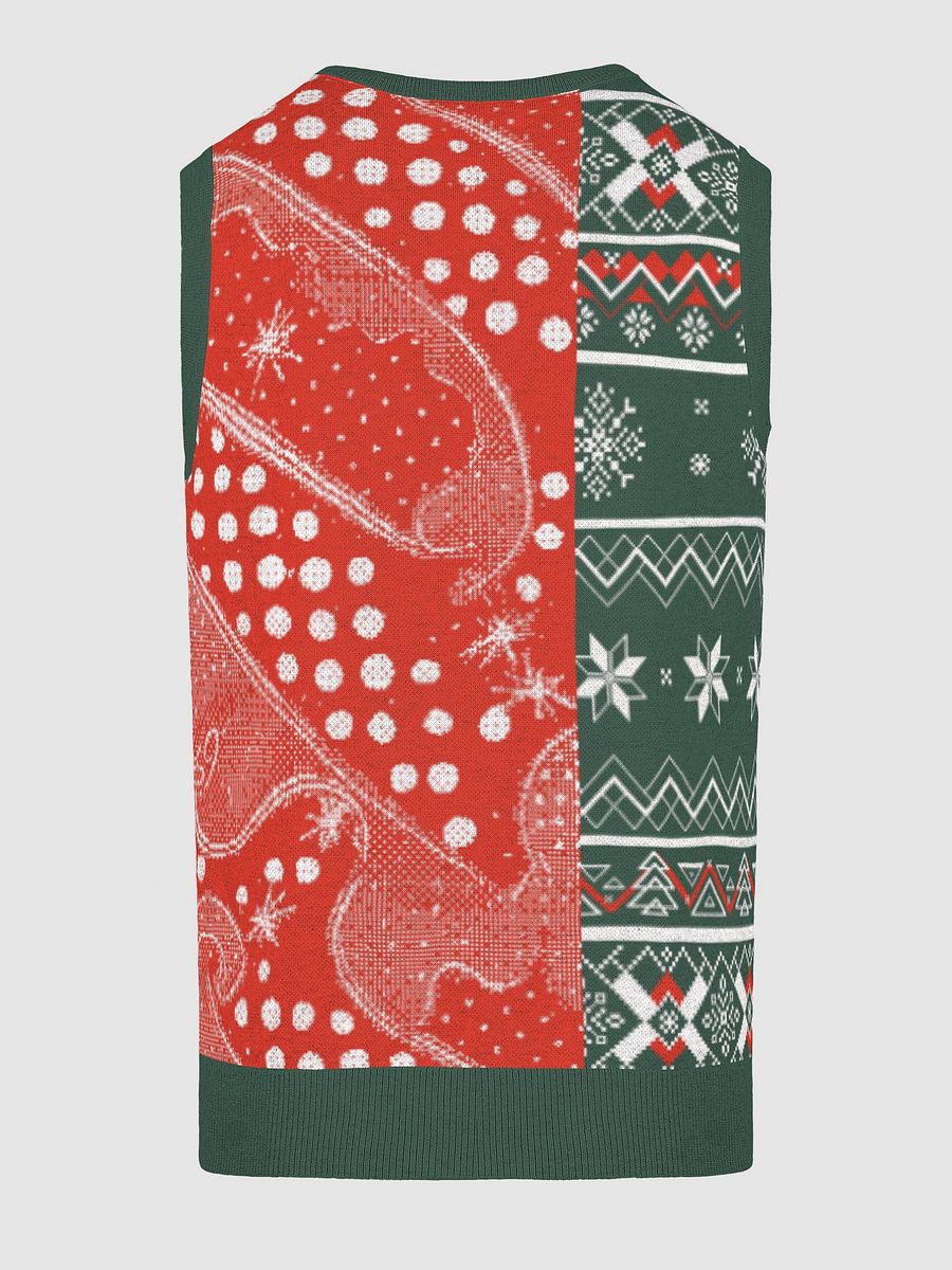 Cozy Jacquard V-Neck Vest product image (9)