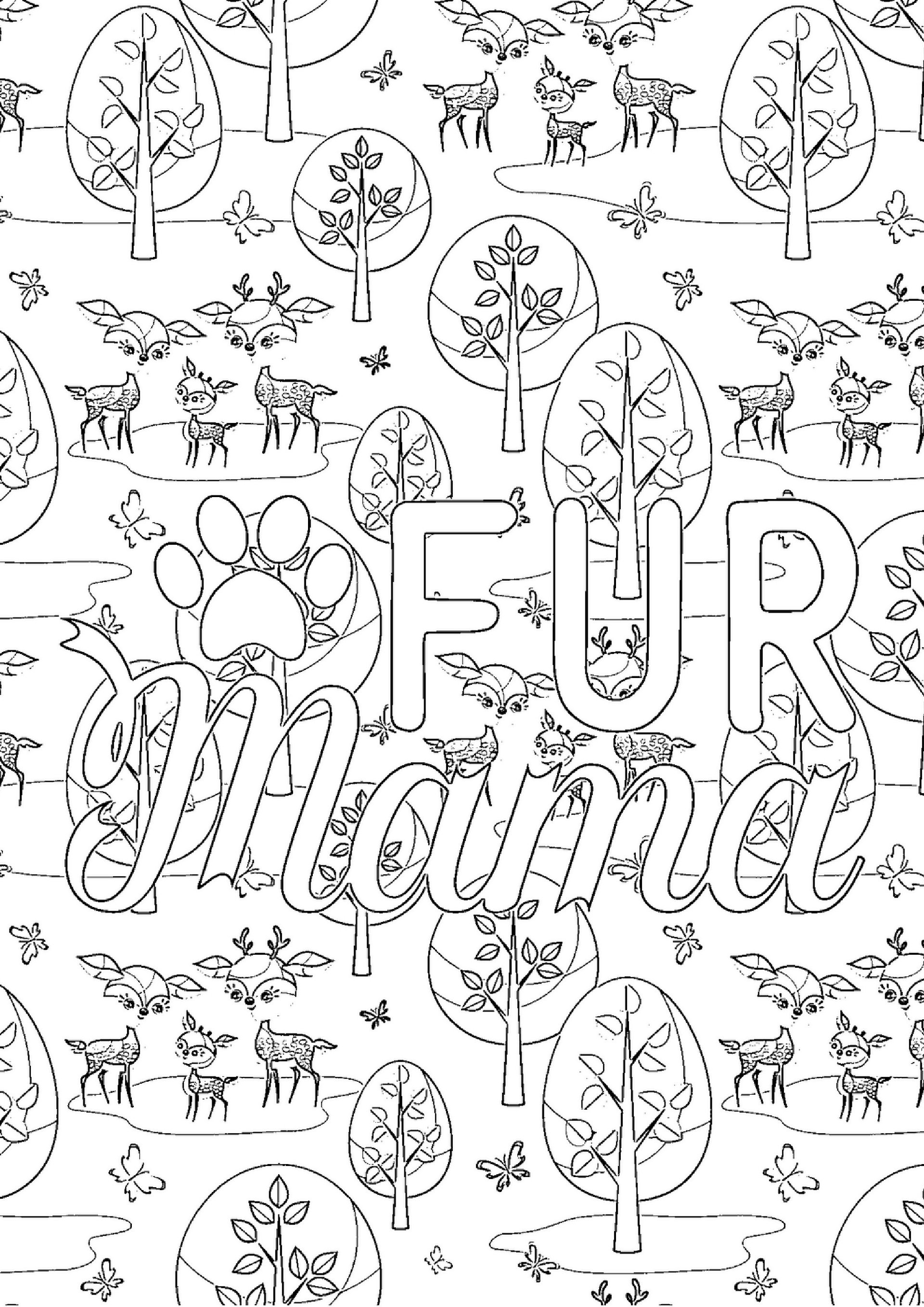 Pet Mom Life Quotes Coloring Book-30 pages product image (3)