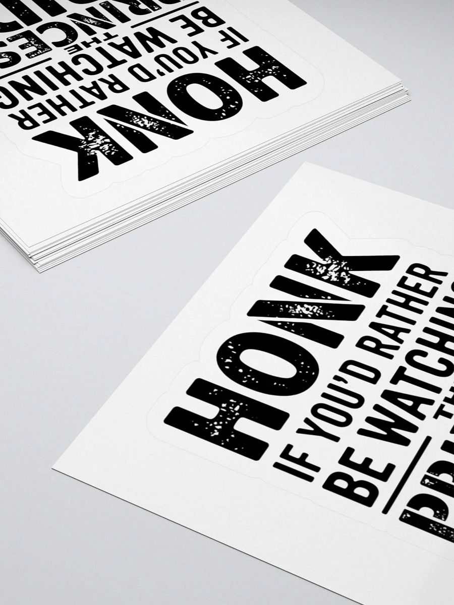 Princess Bride Honk Kiss Cut Stickers product image (12)