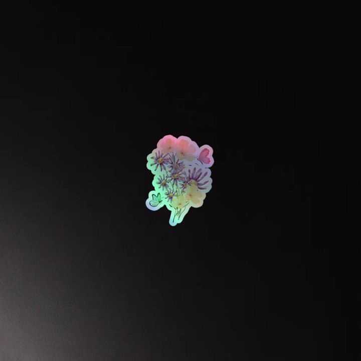 Butterfly Blooms Holographic Sticker Set product image (4)