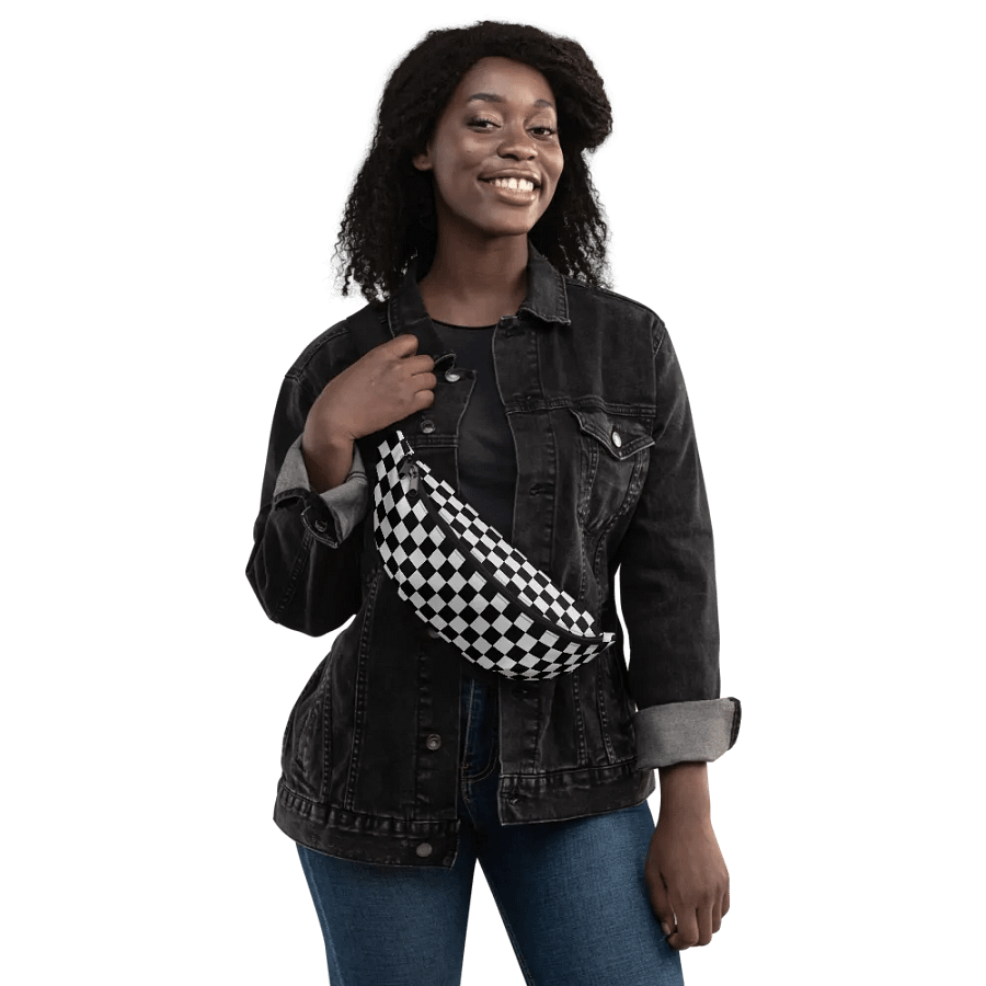Classic Checkered Fanny Pack product image (6)