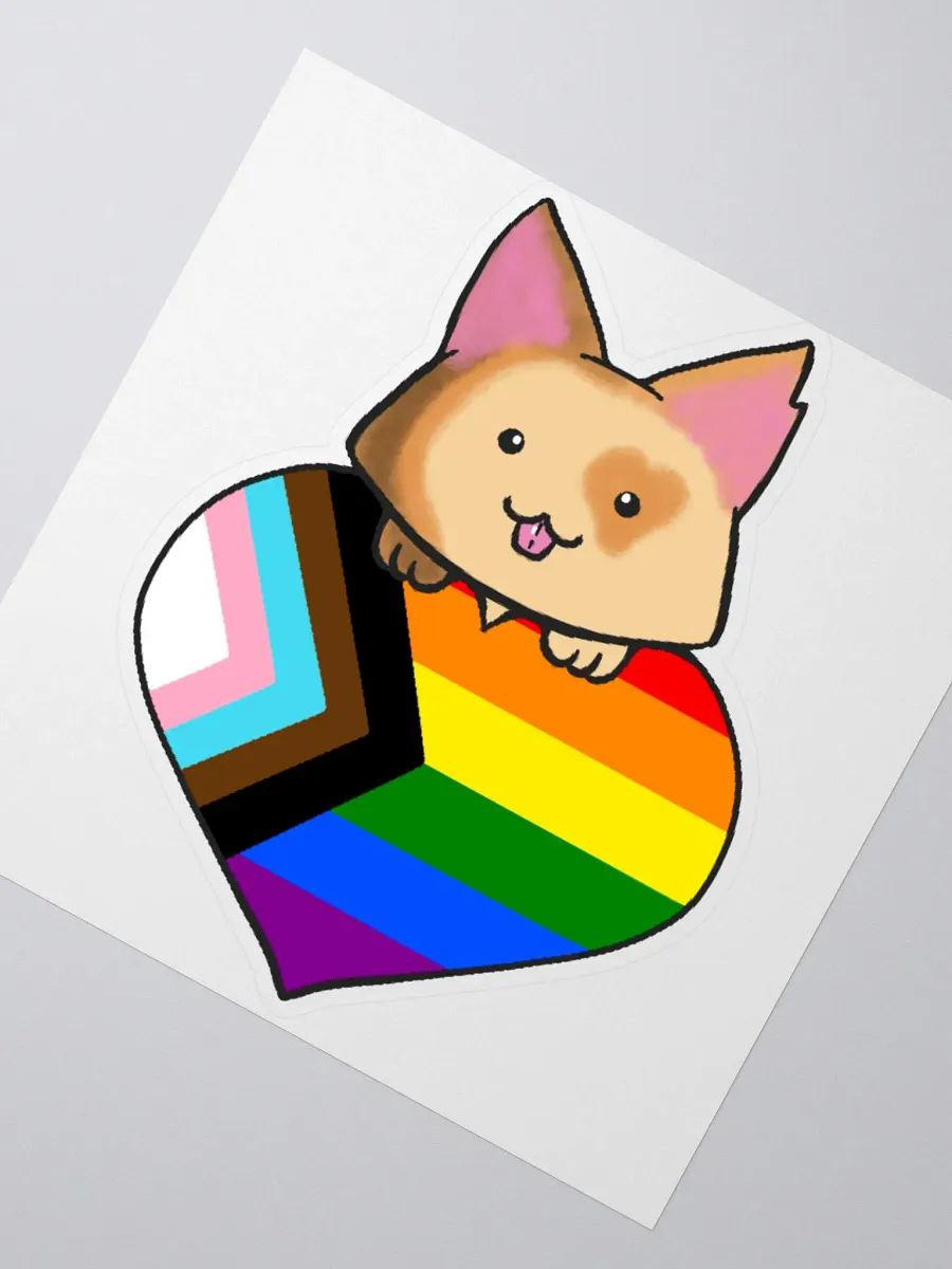 Mellow PrideHeart Sticker product image (3)