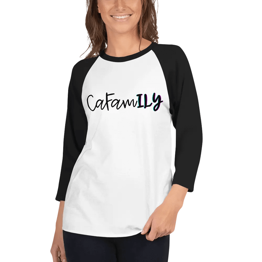 CaFamILY Raglan Sleeve T-Shirt product image (3)