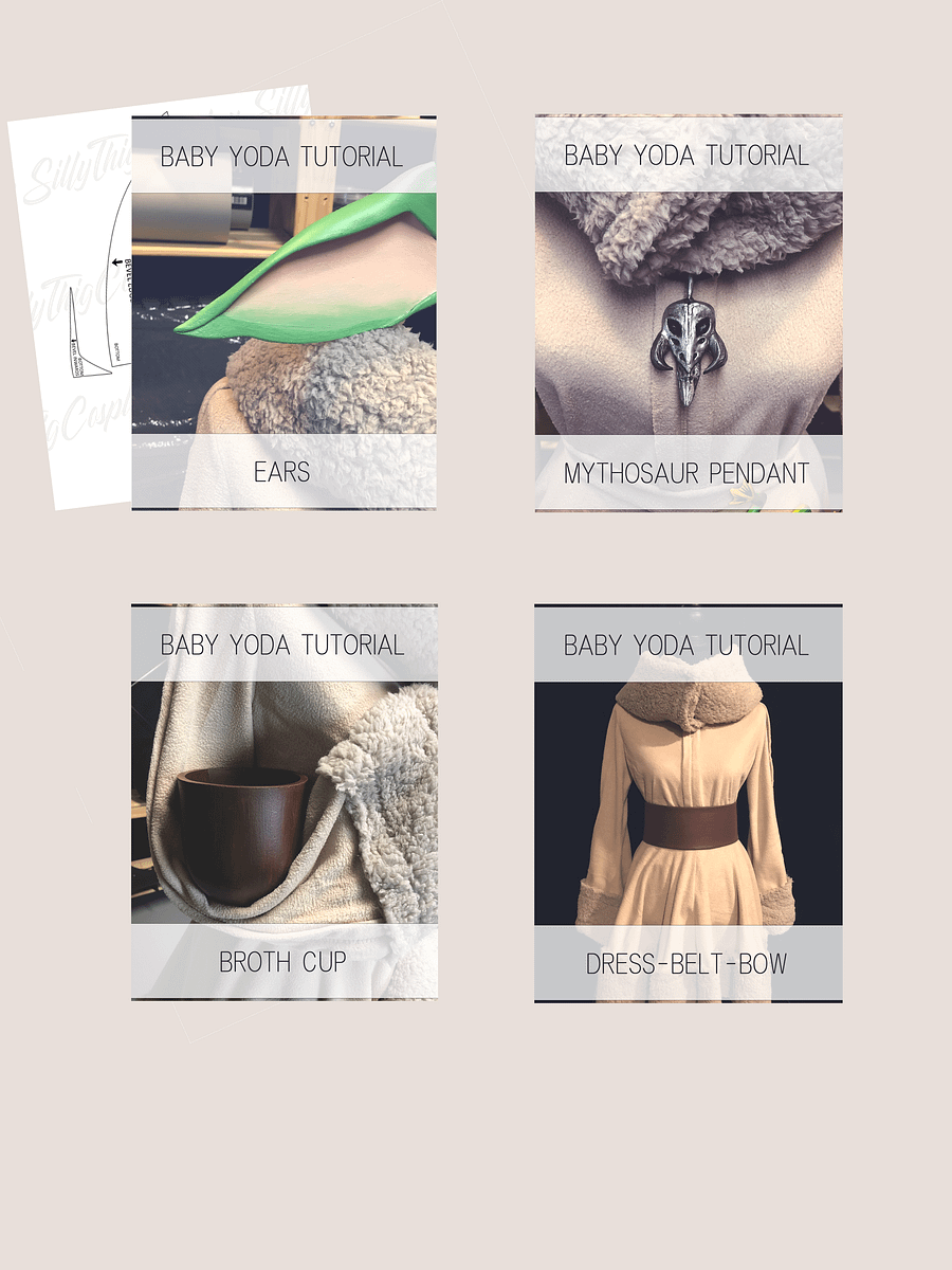 Baby Yoda Tutorial and Pattern product image (2)