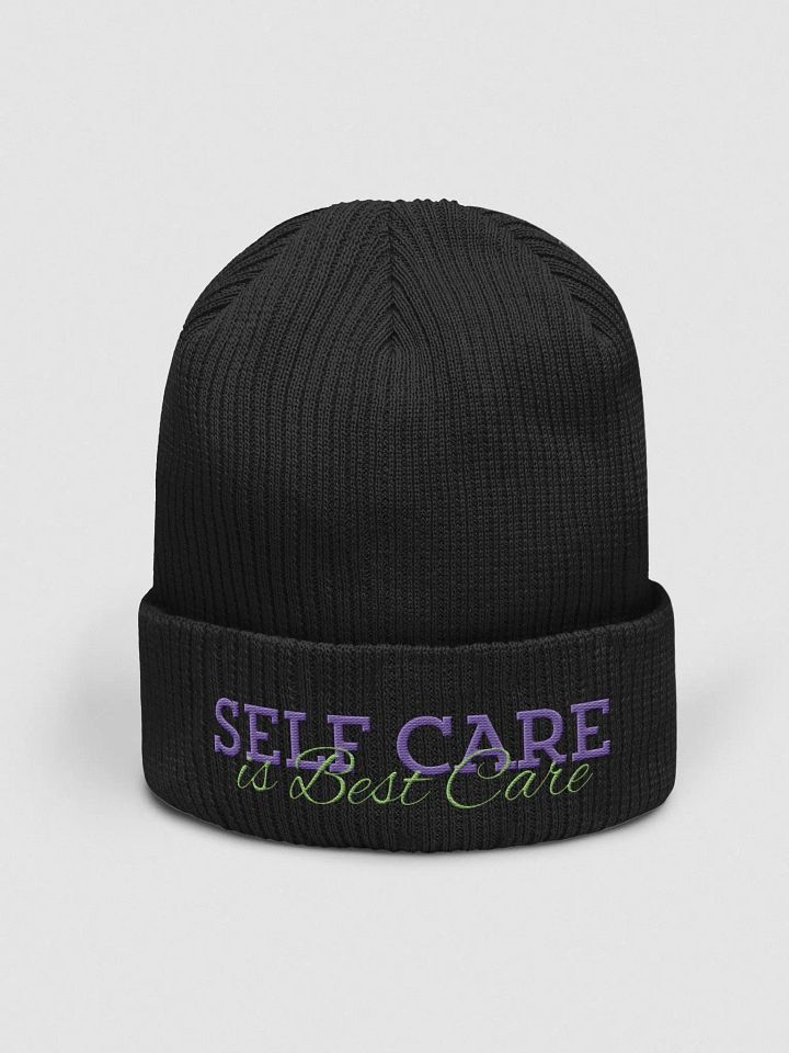 Self Care Ribbed Beenie product image (2)