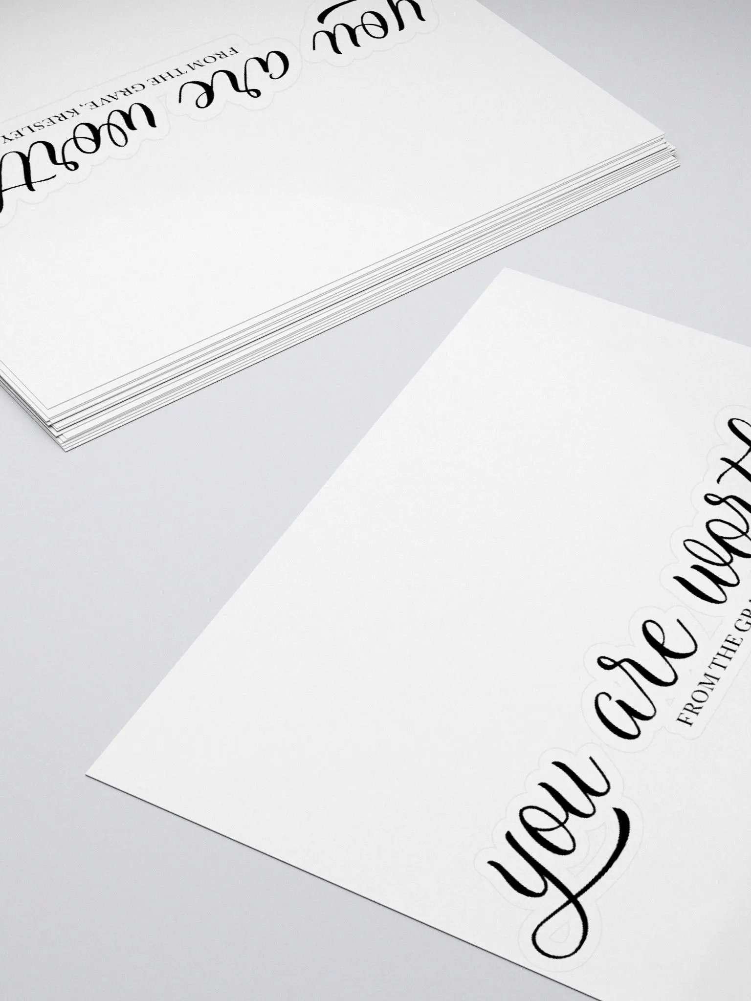 You Are Worthy Sticker product image (4)