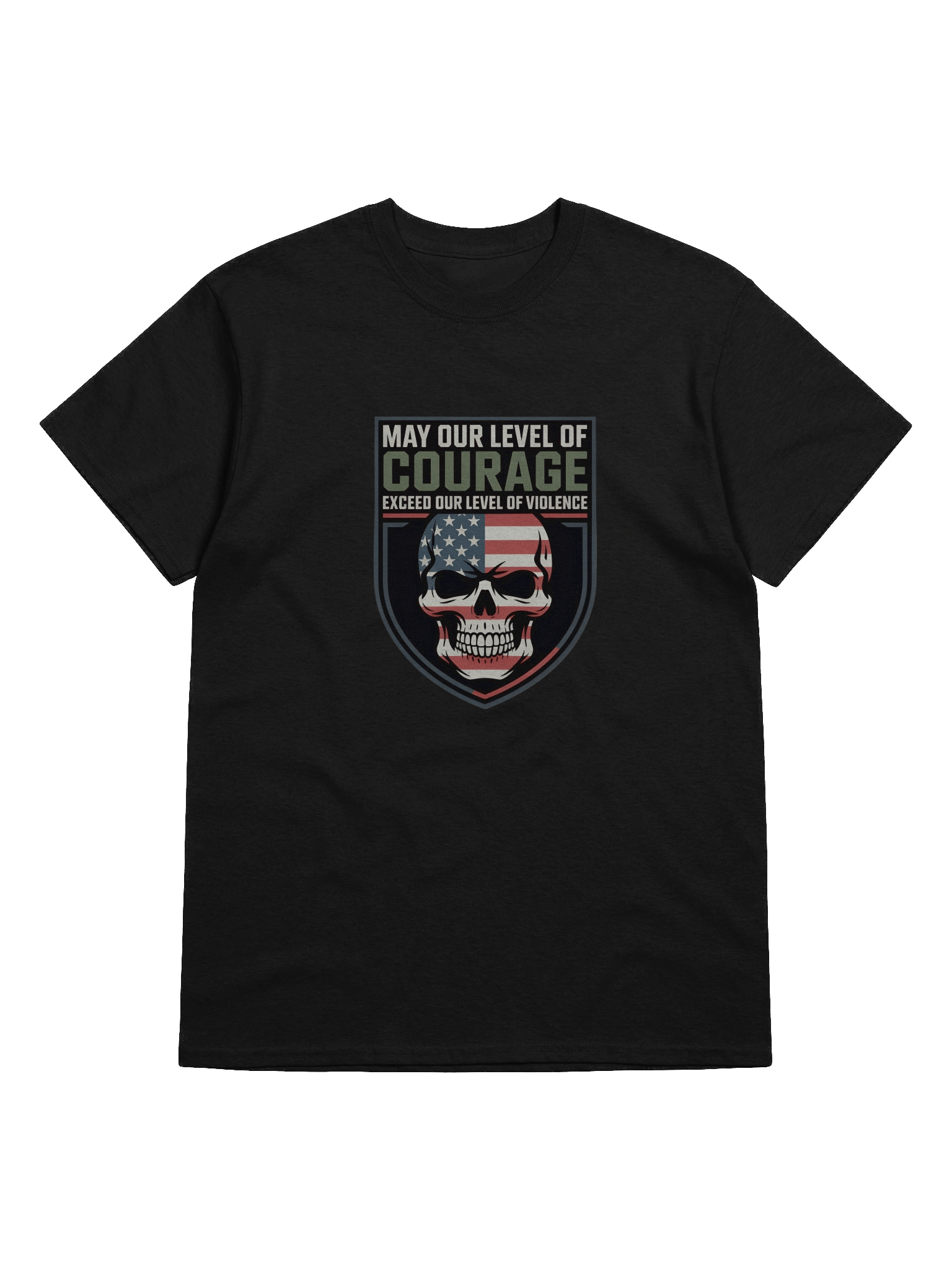 Courage Emblem Flag T-Shirt product image (34)