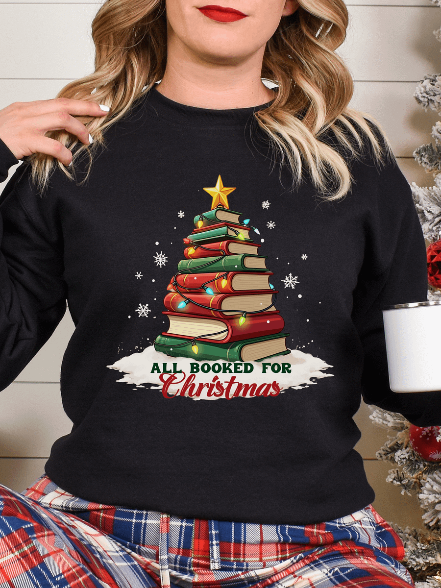 All Booked SweatShirt for Christmas product image (1)