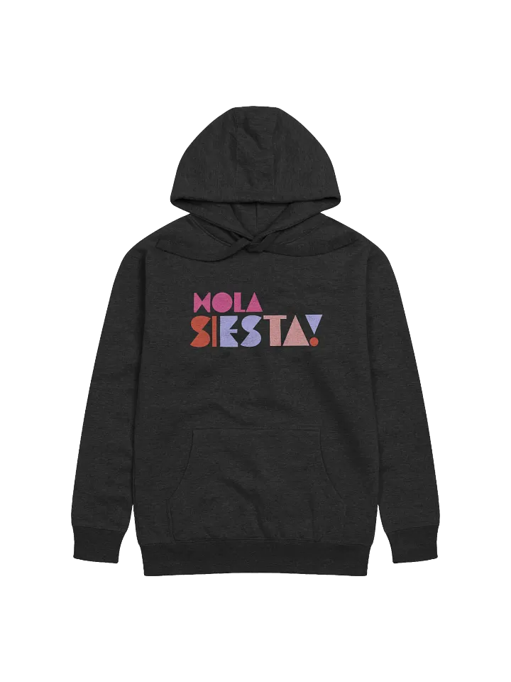 Hola Siesta Cotton Heritage Unisex Premium Hoodie Black product image (1)