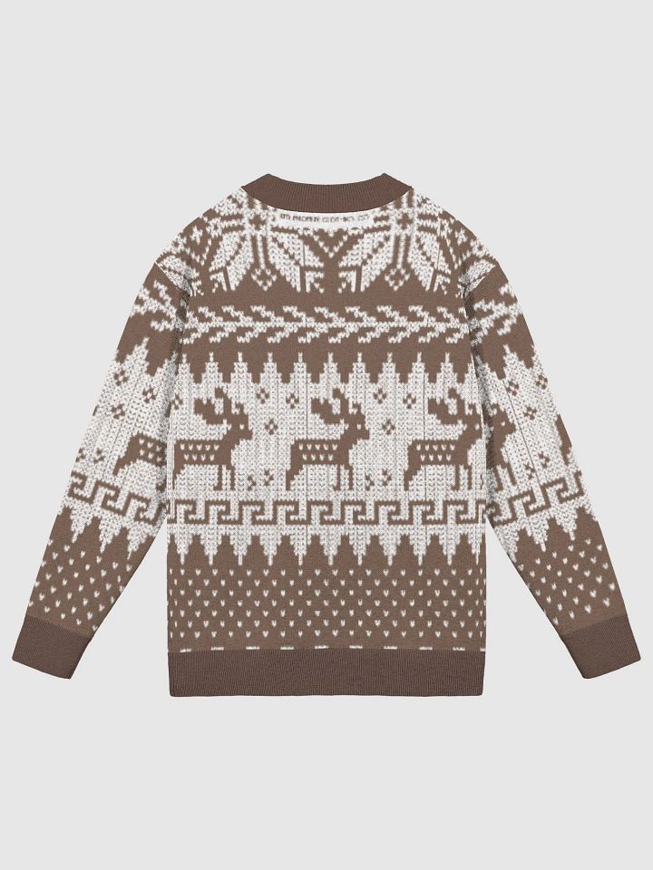 Winter Knit Toffee and White Deer on the Mountains product image (2)
