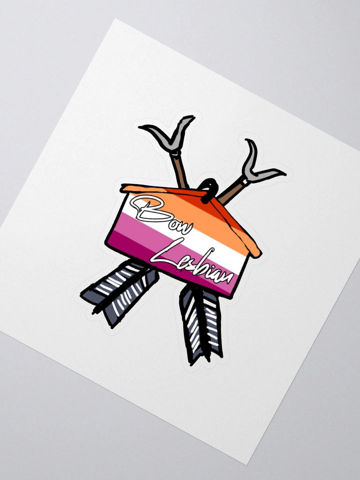Bow Lesbian (Regular Sticker) product image (2)