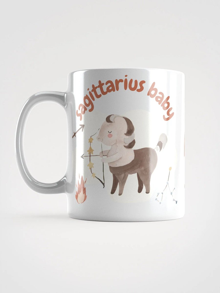 Sagittarius Baby November 22 – December 21 WHITE GLOSSY MUG Baby Gift, New Mom Gift, Fun Astrology Gift product image (7)