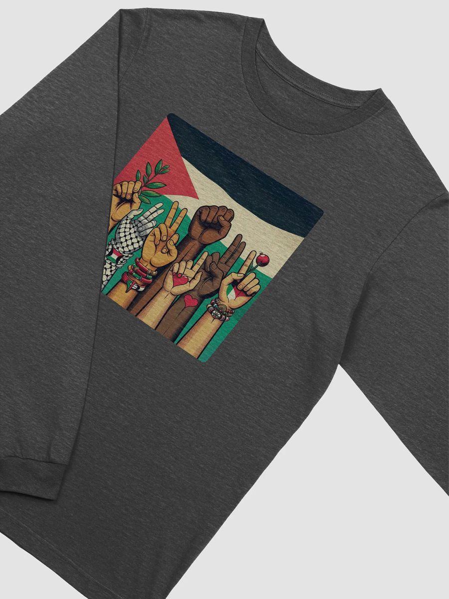 Unity and Peace Symbol Long Sleeve Tee | free palestina product image (34)