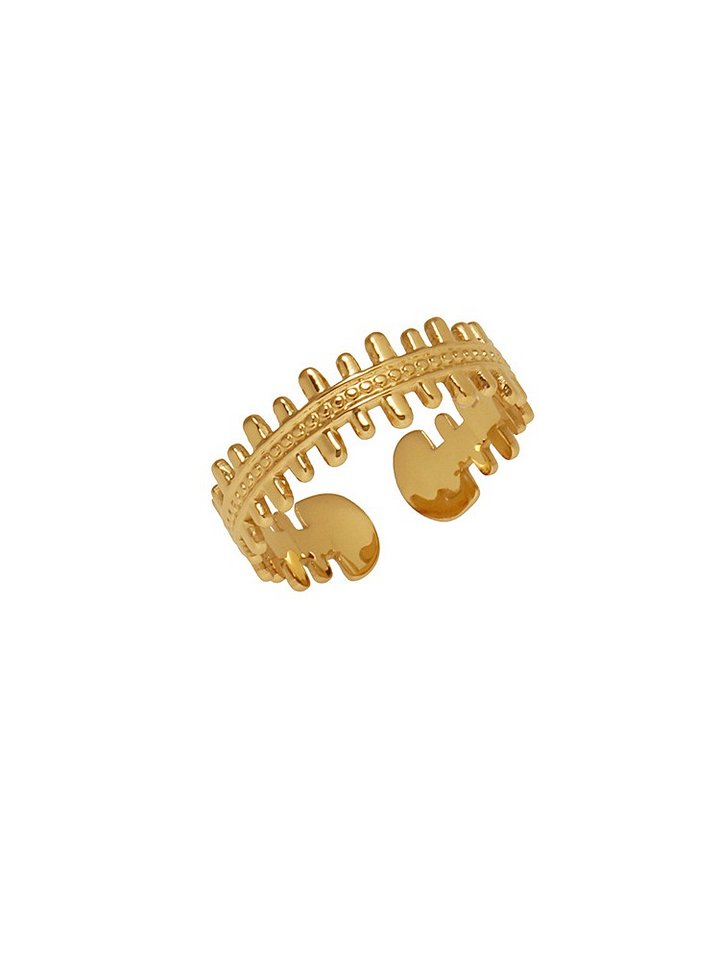 Boho Crown Adjustable Ring | 18K Gold Plated product image (1)