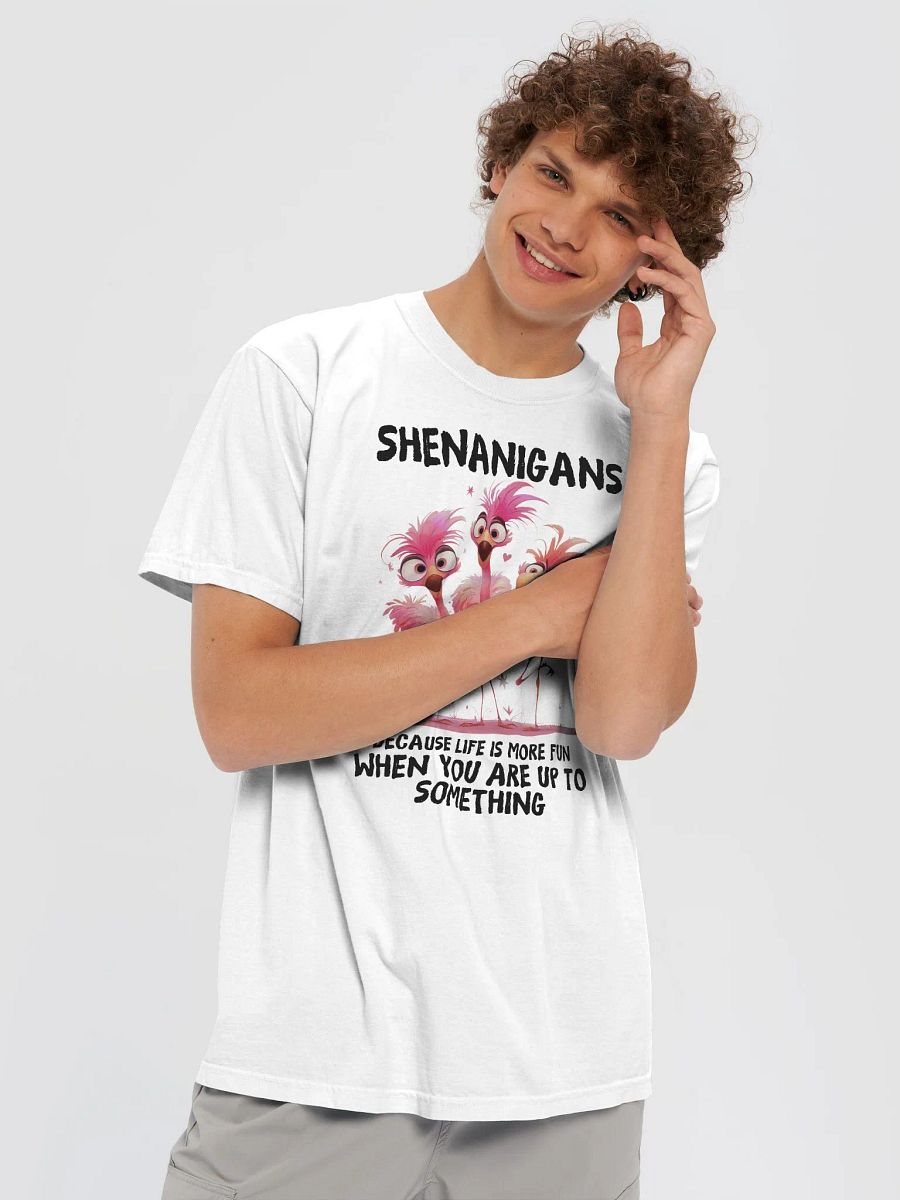 Shenanigans - Life's More Fun When You're Up To Something Unisex Heavyweight T-Shirt product image (5)