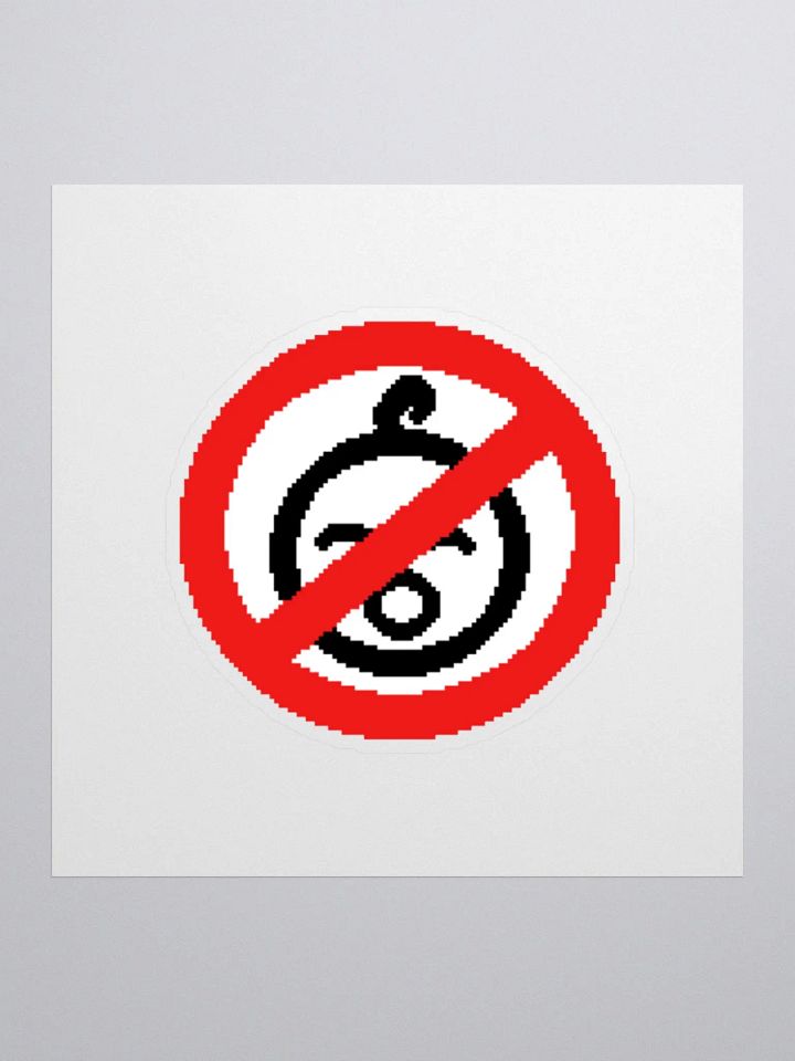 no babies allowed sticker product image (2)