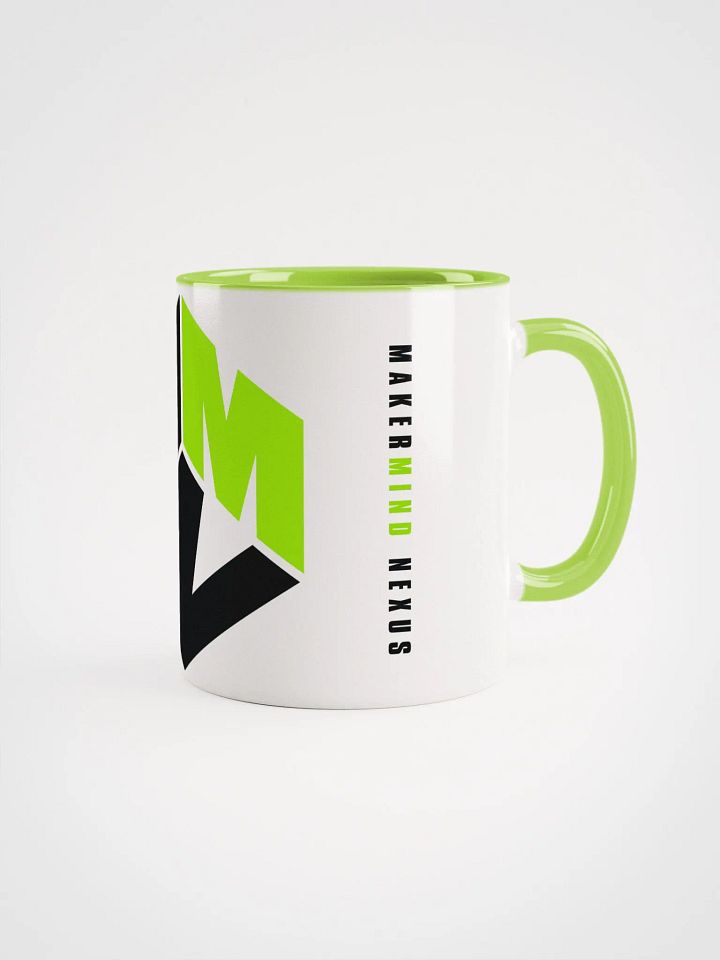 The Official two tone MakerMind Nexus Coffee Mug. product image (1)