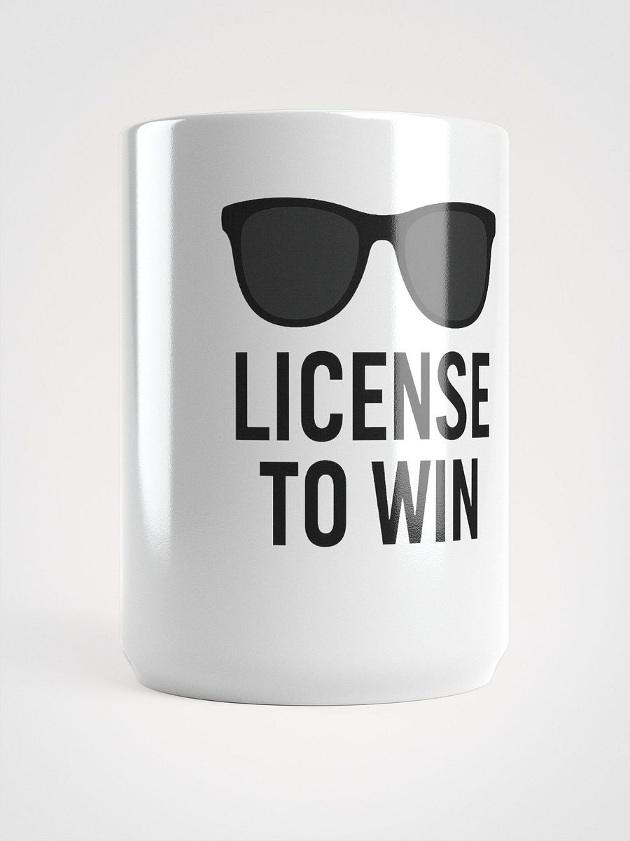 License to Win – Power Mug (15 oz) product image (1)