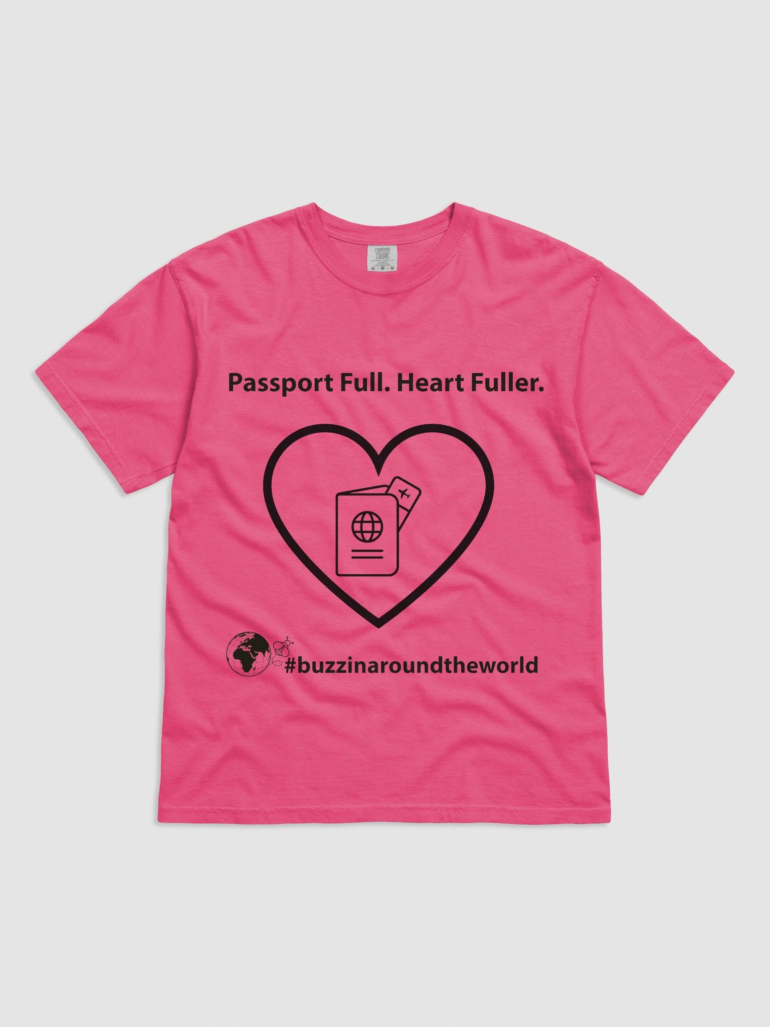 Passport Full. Heart Fuller. - T-Shirt product image (3)