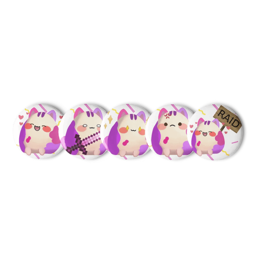 Kitty emote Pin Button Set product image (3)