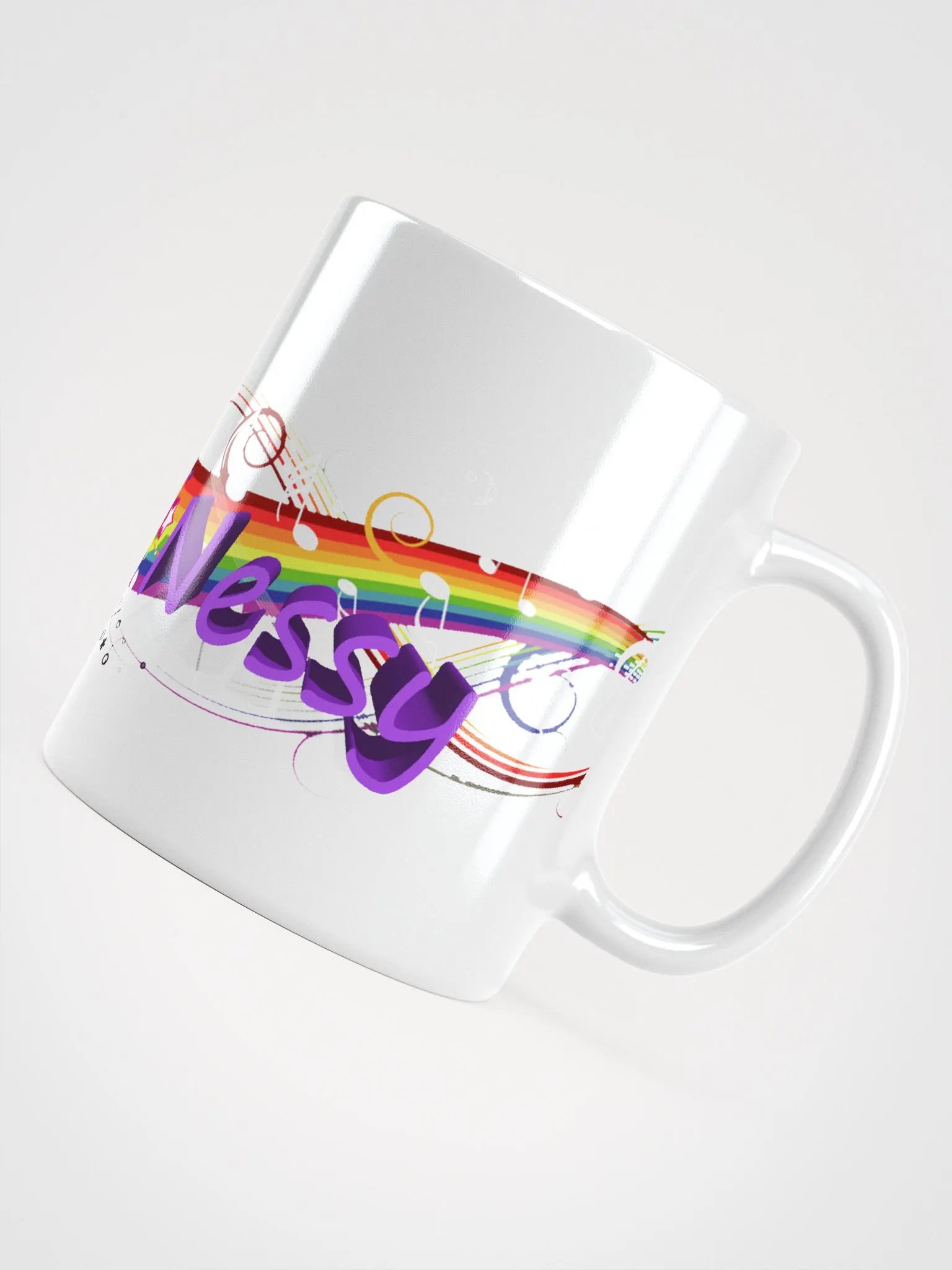 Taza Altavoces Nessy blanca product image (11)