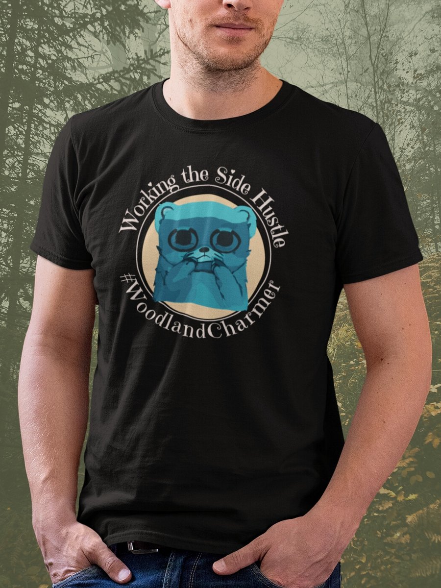 Root Riverfolk Company Shirt for Board Gamers, Working the Side Hustle Woodland Charmer *unofficial product image (1)