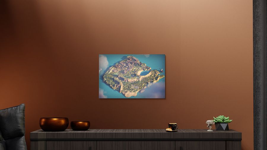 Ape Atoll | Enhanced Matte 3D OSRS Poster product image (3)
