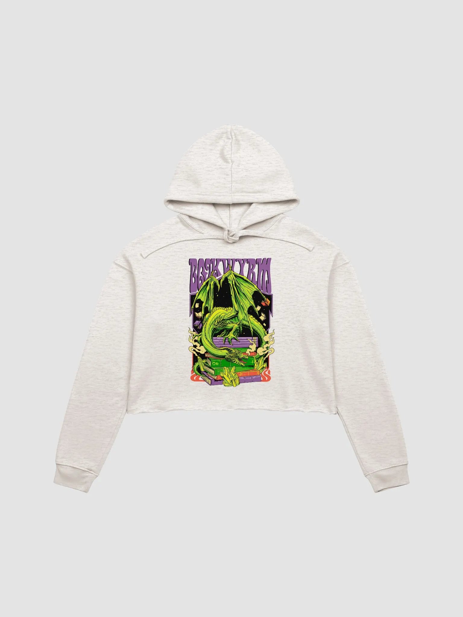 'Bookwyrm' Cropped Hoodie product image (2)