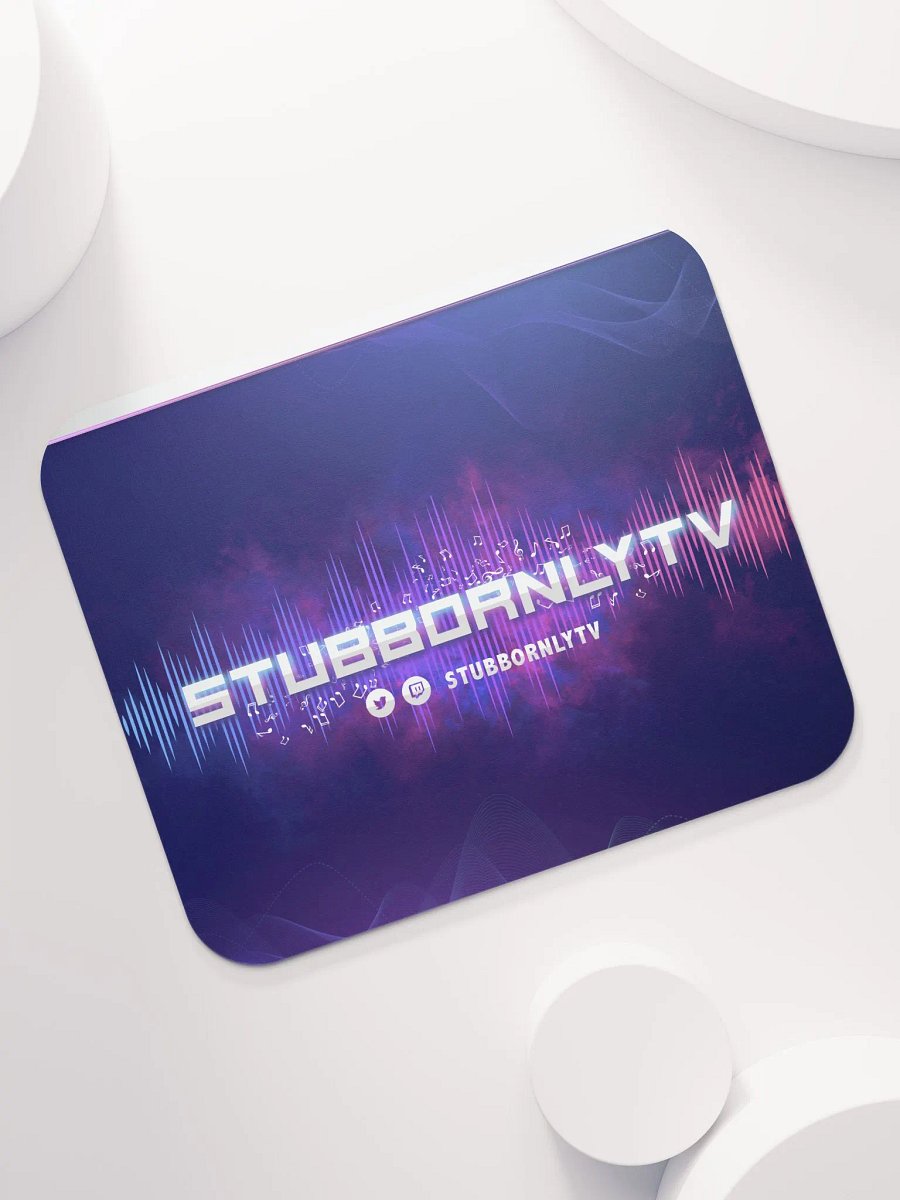 Vibrant StubbornlyTv Wave Mouse Pad product image (7)